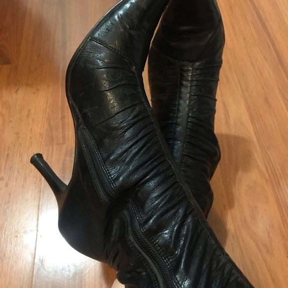Boots high heels pointed toe 9.5 - Picture 2 of 9